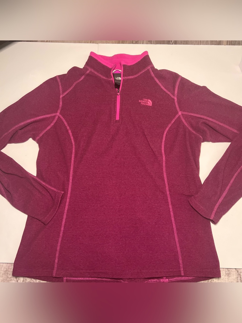 The North Face Women’s Magenta Half-Zip Turtleneck Pullover